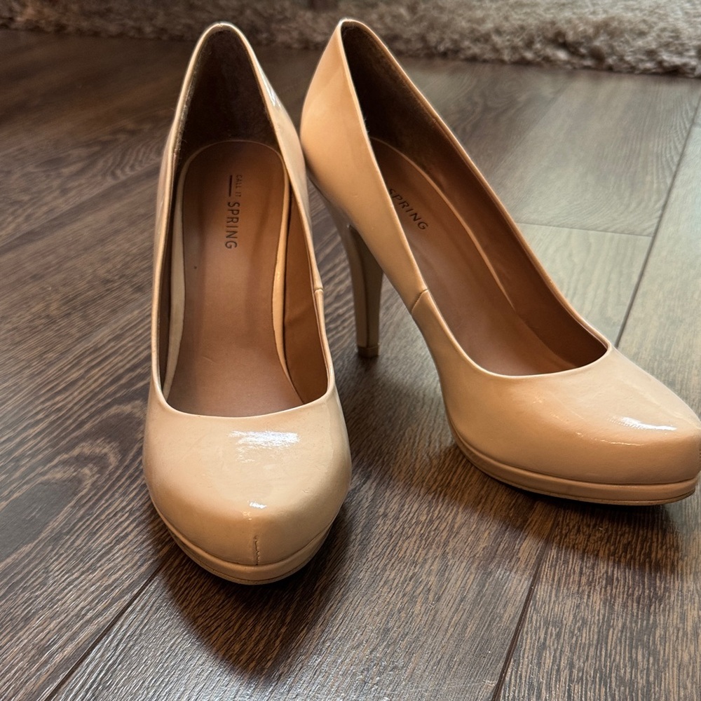 Spring - Women's Cream High Heels